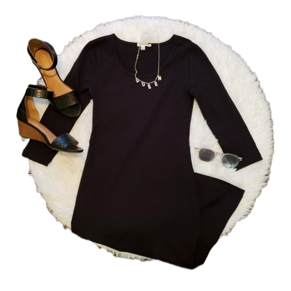 Zenana CLASSIC SCOOP NECK MIDI DRESS
